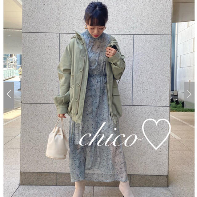 who's who Chico(フーズフーチコ)のラスト♡フーズフーチコ♡ミニタリーコート レディースのジャケット/アウター(ミリタリージャケット)の商品写真