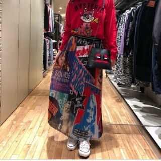 ヒステリックグラマー(HYSTERIC GLAMOUR)の★おとめひめ様専用★ヒステリックグラマー メッシュスカート Tシャツ 2点セット(ロングスカート)