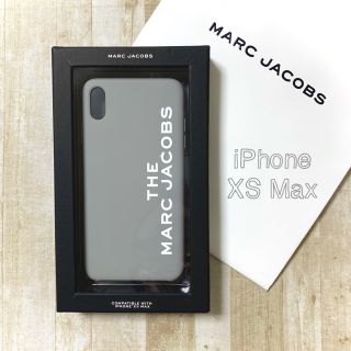 マークジェイコブス(MARC JACOBS)の新品未使用  マークジェイコブス グレー iPhone XS Maxケース(iPhoneケース)