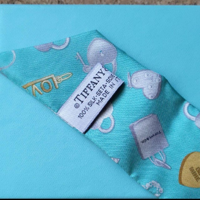 Tiffany & Co.(ティファニー)のティファニーツイリー水色ブルー レディースのファッション小物(バンダナ/スカーフ)の商品写真