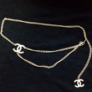 シャネル(CHANEL)の【美品】ゴールドチェーンベルト(ベルト)