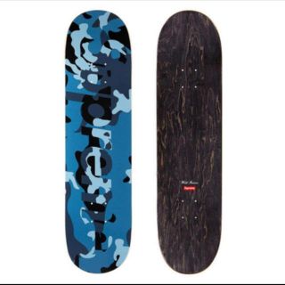 シュプリーム(Supreme)のsupreme Camo Logo Skateboard blue青迷彩(スケートボード)