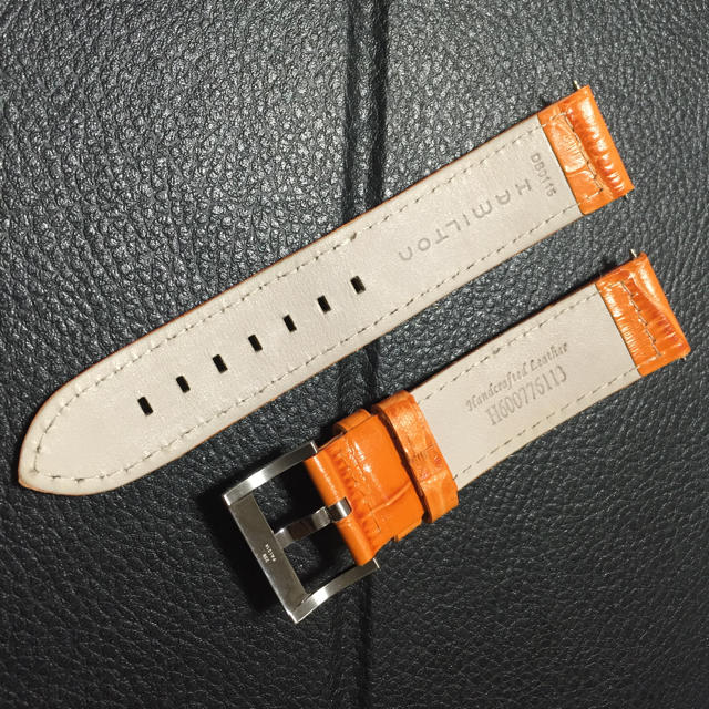 Hamilton - 新品 未使用 ハミルトン カーキ ETO 純正 オレンジ ベルト