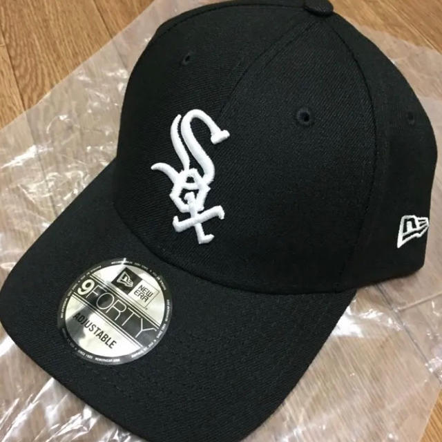 NEW ERA - New Era Chicago White Sox ホワイトソックス キャップ黒の