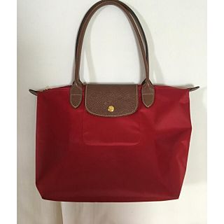 ロンシャン(LONGCHAMP)の【ロンシャン】プリアージュS/レッド(トートバッグ)