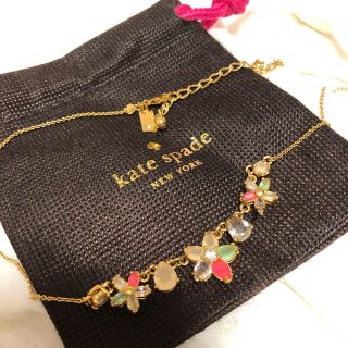 ケイトスペードニューヨーク(kate spade new york)のお値下げ！ケイトスペード♠︎フラワーネックレス(ネックレス)