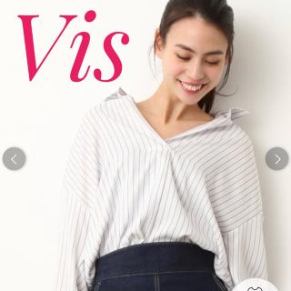 ヴィス(ViS)の【お姉さんスタイル❤️】vis ビス　トップス　シャツ　ブラウス　スーツスタイル(シャツ/ブラウス(長袖/七分))