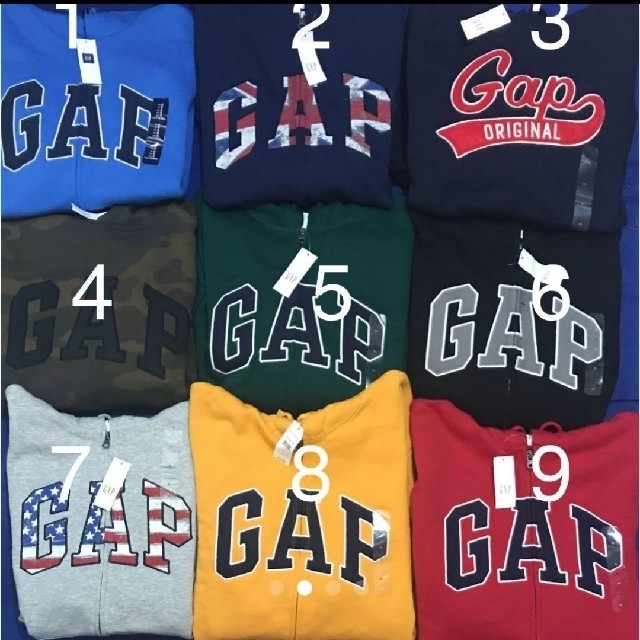 GAP(ギャップ)の【新品未使用タグ付き正規品 4枚セット】GAPパーカー メンズのトップス(パーカー)の商品写真