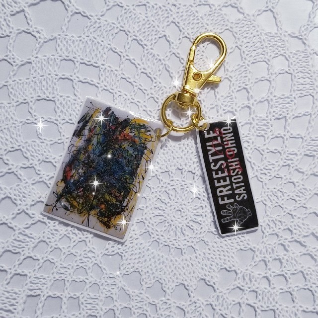 嵐(アラシ)の嵐 FREESTYLE キーホルダー ストラップ ハンドメイド ハンドメイドのアクセサリー(キーホルダー/ストラップ)の商品写真