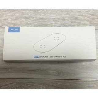 24時間以内発送 スマホ ワイヤレス充電器 未使用 2台同時充電(バッテリー/充電器)