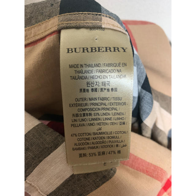 BURBERRY(バーバリー)のバーバリー　半袖シャツ メンズ チェックシャツ メンズのトップス(シャツ)の商品写真