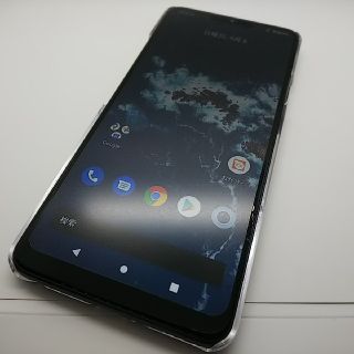 エルジーエレクトロニクス(LG Electronics)のandroid One X5 LG ニューモロッカンブルー ジャンク(スマートフォン本体)