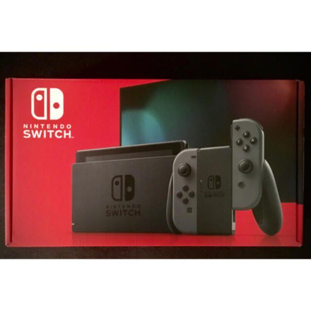 エンタメ/ホビーNintendo Switch 本体　グレー　★スイッチ　即日発送 ◆ラッピング