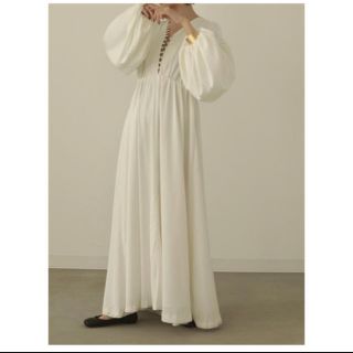 トゥデイフル(TODAYFUL)のlouren  front button volume onepiece(ロングワンピース/マキシワンピース)