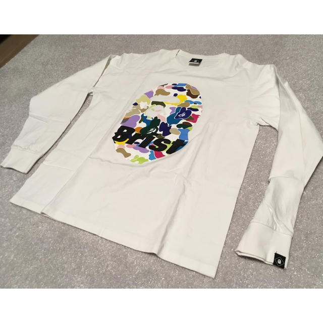 BAPE X FCRB L/S APE HEAD TEE