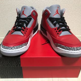 ナイキ(NIKE)のNIKE AIR JORDAN 3 SE RED CEMENT (スニーカー)