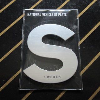 ボルボ(Volvo)のNATIONAL VEHICLE ID PLATE(SWEDEN) (車外アクセサリ)