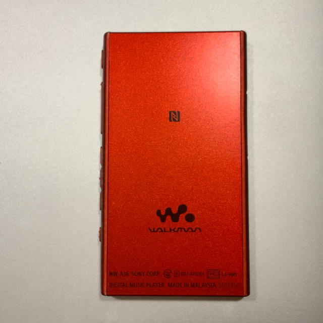 SONY ウォークマン NW-A36 32GB シナバーレッド 充電ケーブル付属