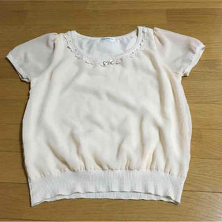ロディスポット(LODISPOTTO)のロディスポット リボンフリルカットソー(Tシャツ(半袖/袖なし))