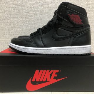 ナイキ(NIKE)のNIKE AIR JORDAN 1 HIGH OG BLACK GYM RED(スニーカー)