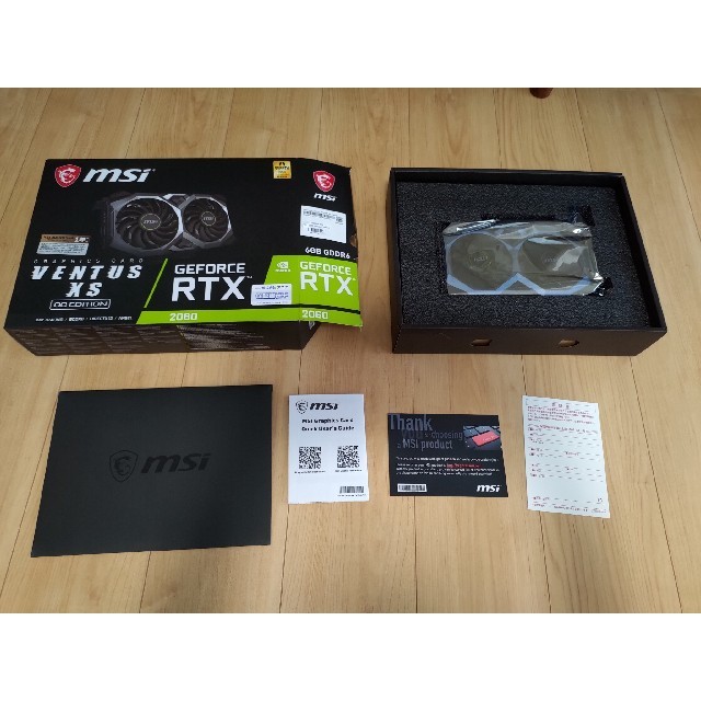 PC/タブレットMSI GeForce RTX 2060 VENTUS XS 6G OC