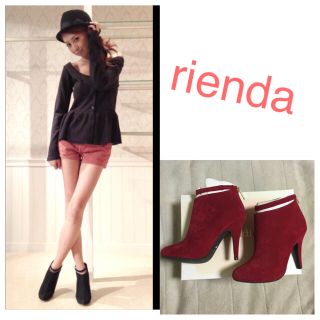 リエンダ(rienda)のrienda ショートブーティー👠(ブーティ)