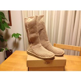 アグ(UGG)のアグのクラシックニットブーツ(ブーツ)