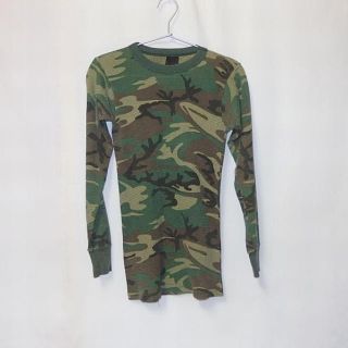 ロキエ(Lochie)の▪️70’s【CAMOUFLAGE】THERMAL(カットソー(長袖/七分))