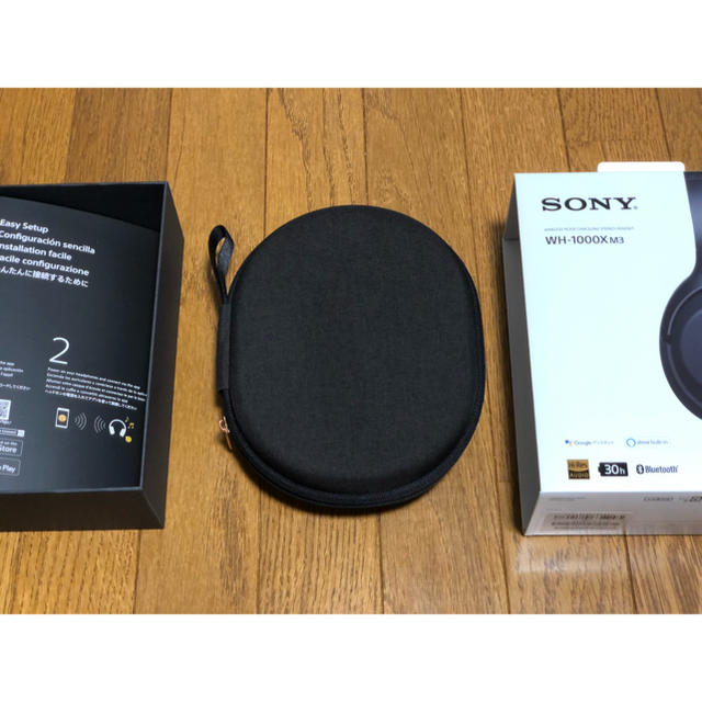 SONY(ソニー)のSONY ヘッドホン WH-1000XM3 黒 スマホ/家電/カメラのオーディオ機器(ヘッドフォン/イヤフォン)の商品写真