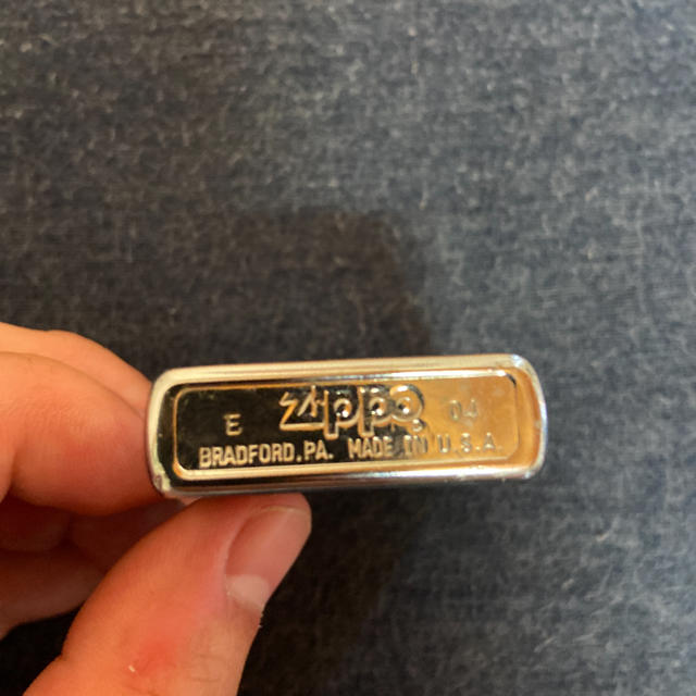 ZIPPO(ジッポー)のZippo zippo シンプル　シルバー メンズのファッション小物(タバコグッズ)の商品写真