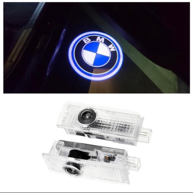 BMW(ビーエムダブリュー)の新品 BMWロゴ 足元ドアライト カーテシ LED プロジェクター カーテシー 自動車/バイクの自動車(車種別パーツ)の商品写真