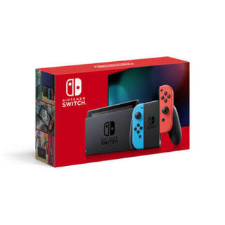 ニンテンドースイッチ(Nintendo Switch)のNintendo Switch Joy-Con(L) ネオンブルー　ネオンレッド(家庭用ゲーム機本体)