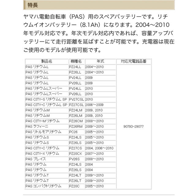 ヤマハ - リチウムイオンL 8.1Ah バッテリー X60-22 美品の通販 by