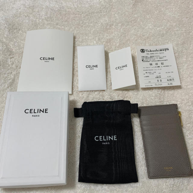 Celine セリーヌ カードホルダー ペプル - 名刺入れ/定期入れ