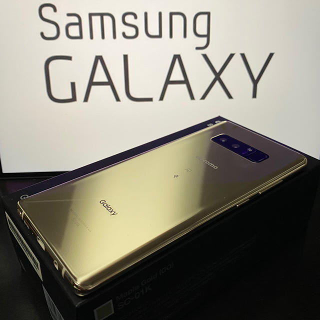 スマートフォン/携帯電話【値引可】Galaxy Note8 SIMロック解除済 Gold