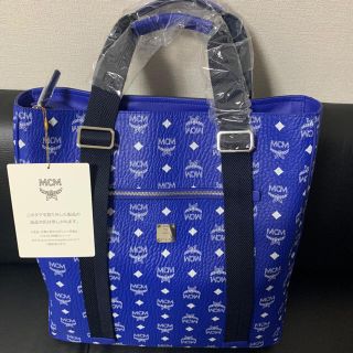 エムシーエム(MCM)のMCM エムシーエム クラシックトートバッグ ブルー 青(トートバッグ)