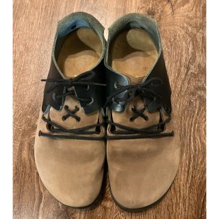 ビルケンシュトック(BIRKENSTOCK)のビルケンシュトック　モンタナ　24.5(38) スエードブラウン×ブラック(サンダル)