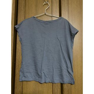 ムジルシリョウヒン(MUJI (無印良品))の無印良品★フレンチスリーブTシャツ S★グレー(Tシャツ(半袖/袖なし))