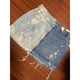 ザラ(ZARA)のZARA デニムスカート　ミニスカート(ミニスカート)