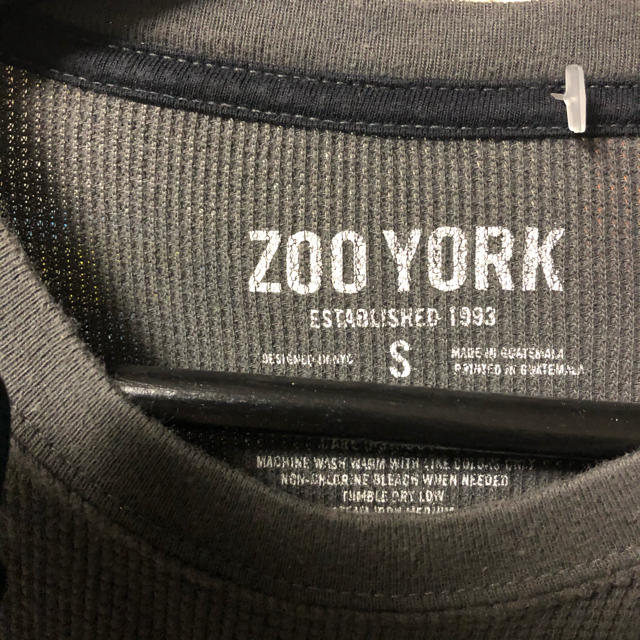 ZOO YORK(ズーヨーク)の長袖Tシャツ ロンT zoo york ズーヨーク　サイズS 米国古着屋購入 メンズのトップス(Tシャツ/カットソー(七分/長袖))の商品写真