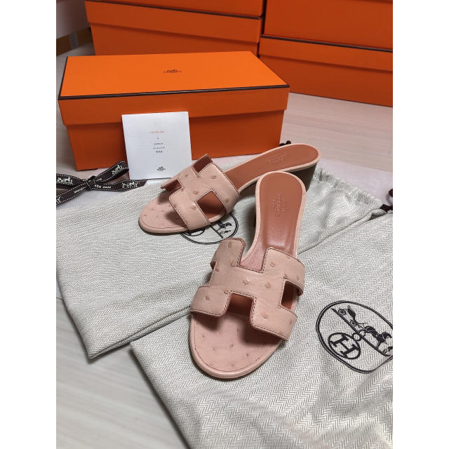 Hermes - 【新品未使用】エルメス オアジス オーストリッチの通販 by