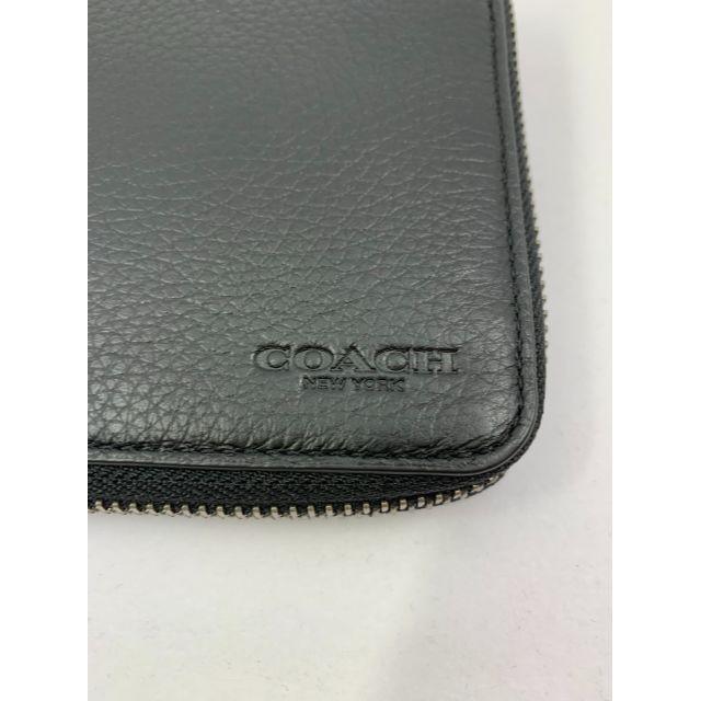 コーチ　COACH　折財布　ウォレット　ブラック　黒　新品