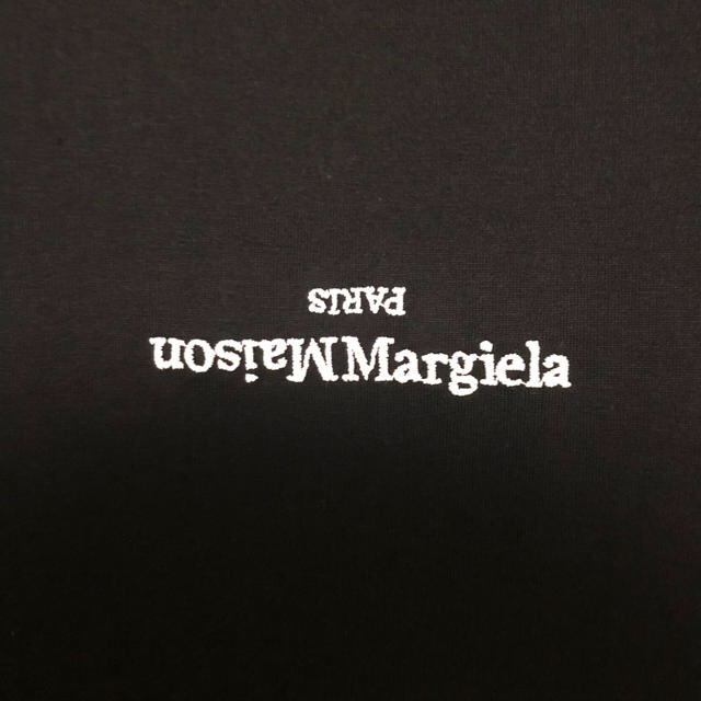 MaisonMargiela サイズ 50 刺繍 ロゴ 反転 Tシャツ 美品