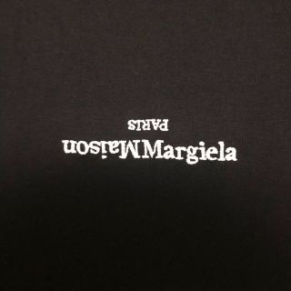 マルタンマルジェラ(Maison Martin Margiela)のMaisonMargiela サイズ 50 刺繍 ロゴ 反転 Tシャツ 美品  (Tシャツ/カットソー(半袖/袖なし))