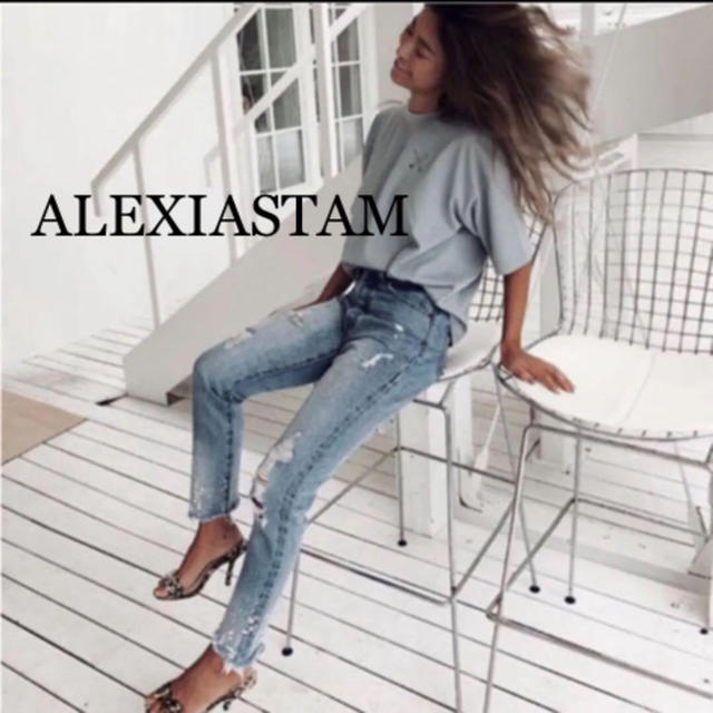 ALEXIA STAM(アリシアスタン)のALEXIA STAM 2018SS デニム レディースのパンツ(デニム/ジーンズ)の商品写真