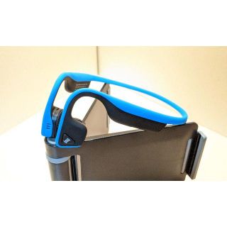 【美品・状態良】AFTERSHOKZ　TITANIUM　ブルー(ヘッドフォン/イヤフォン)