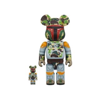 メディコムトイ(MEDICOM TOY)のBe@rbrick BAPE x STARWARS BOBAFETT(その他)