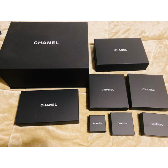 CHANEL 大箱 中箱 小箱    紙袋