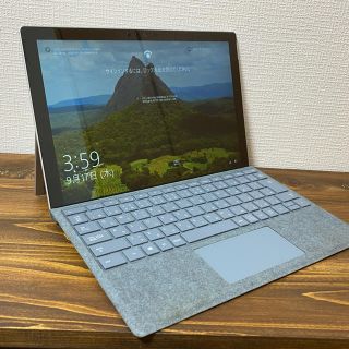 マイクロソフト(Microsoft)のSurface Pro7 Wi-Fiモデル タイプカバー付き 美品(ノートPC)