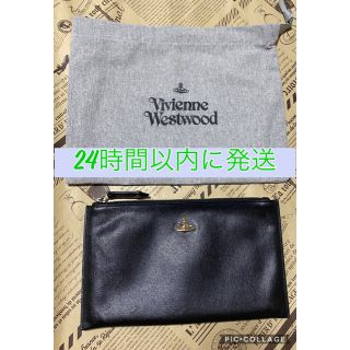 ヴィヴィアンウエストウッド(Vivienne Westwood)のVivienne Westwood SAFFIANOレザークラッチ(クラッチバッグ)